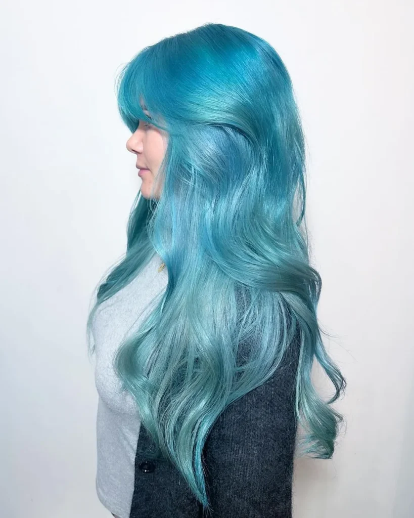 Teal Ocean Blue