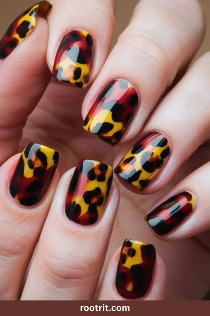 Tortoiseshell Nails