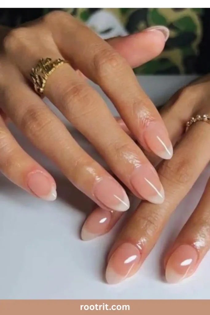 Clean Short Almond Nails