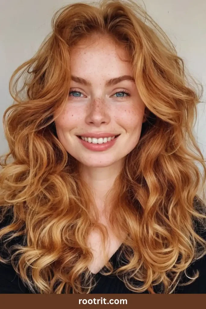 Strawberry Blonde Curls