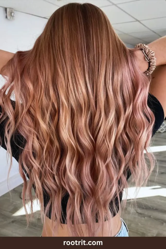 Strawberry Blonde With Lowlights
