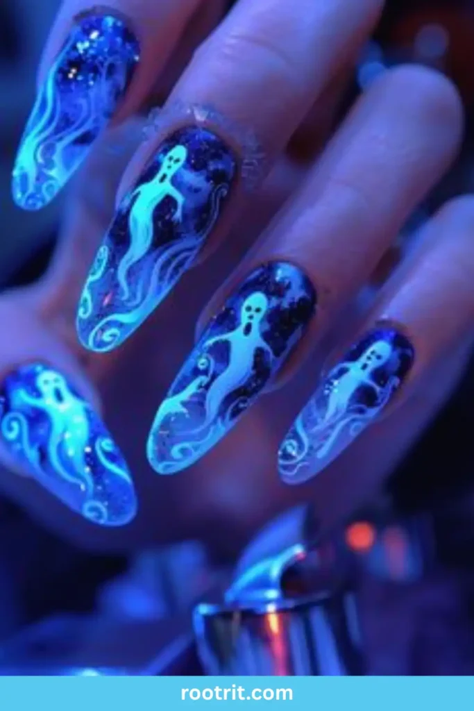 Glow-in-the-Dark Nails
