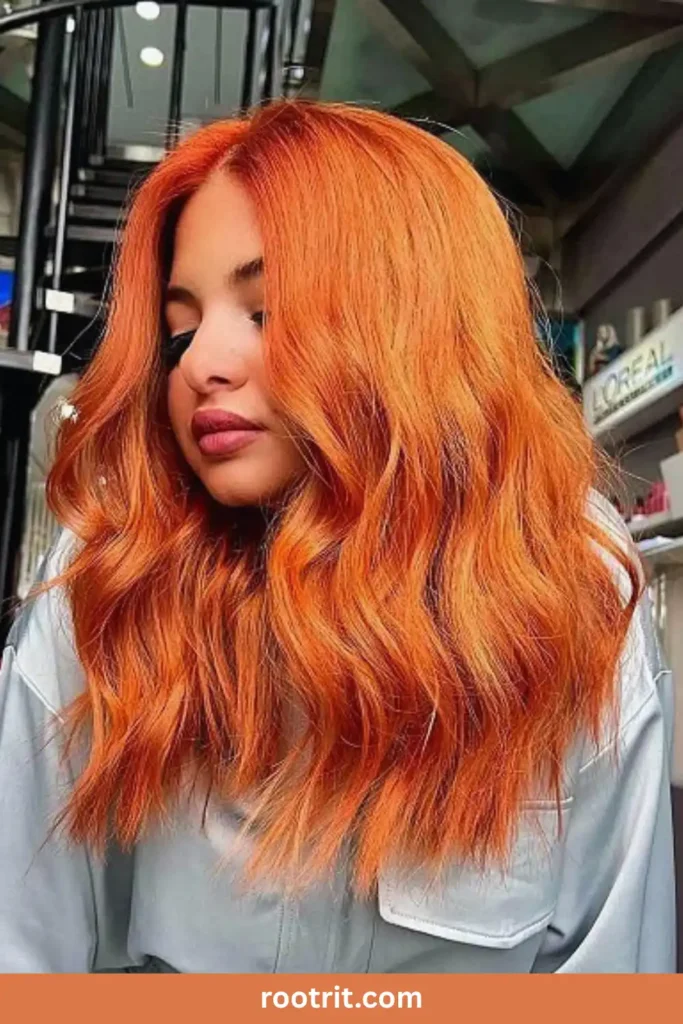 Coppery Strawberry Blonde