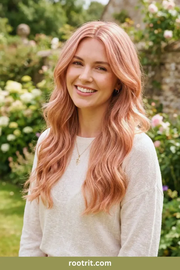 Rose Gold Strawberry Blonde