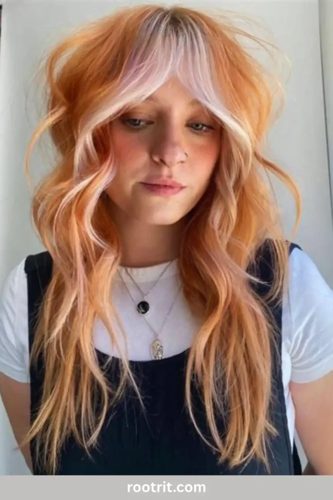 Strawberry Blonde With Money Piece