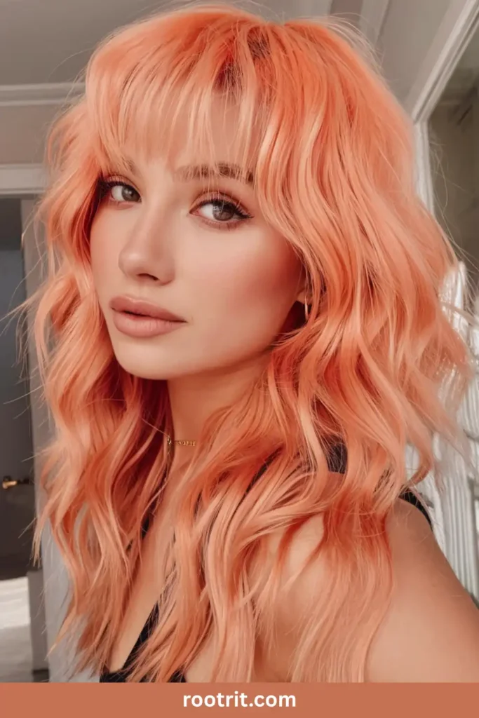 Peachy Strawberry Blonde